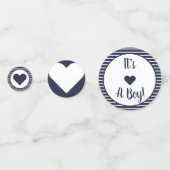 Es ist ein Boy Seersucker individualisierbarer Con Konfetti (Vorderseiten)