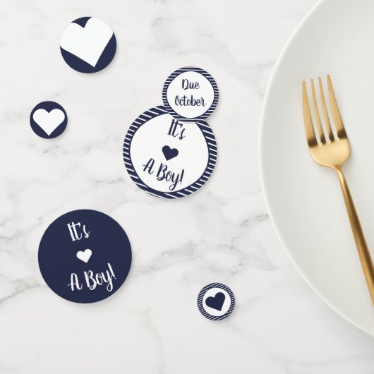 Es ist ein Boy Seersucker individualisierbarer Con Konfetti (Gruppe)