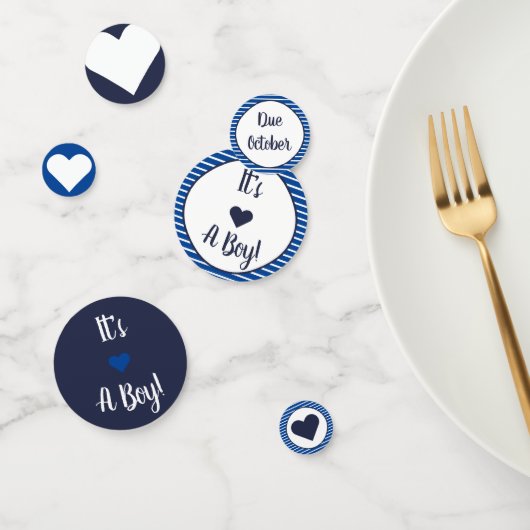 Es ist ein Boy Seersucker individualisierbarer Con Konfetti (Gruppe)