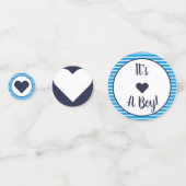 Es ist ein Boy Seersucker individualisierbarer Con Konfetti (Vorderseiten)