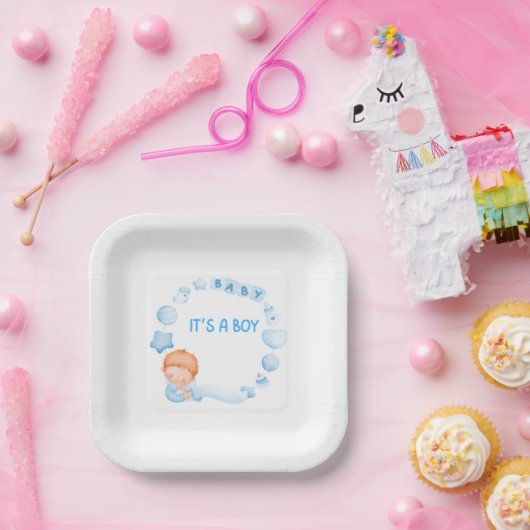 Es ist ein Boy Shower Paper Teller (Party)