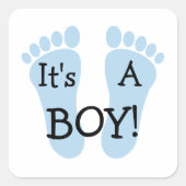 Es ist ein Boy Sticker (Vorderseite)