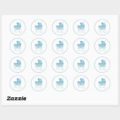 Es ist ein Boy Stickers (Blatt)