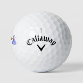 Es ist ein Boy Stork Golf Balls Golfball (Logo)