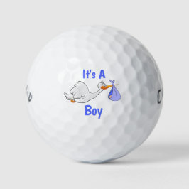 Es ist ein Boy Stork Golf Balls Golfball
