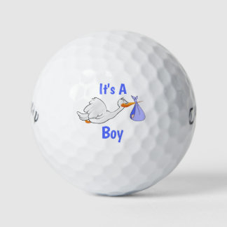 Es ist ein Boy Stork Golf Balls Golfball