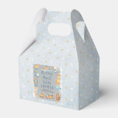 Es ist ein Boy Wooden | Babydusche aus gefülltem S Geschenkschachtel (Rückseite)