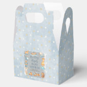 Es ist ein Boy Wooden | Babydusche aus gefülltem S Geschenkschachtel (Geöffnet)