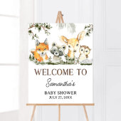 Es ist ein Boy Woodland Tiere Willkommen Poster