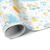 Es ist ein Boy Wrapping Paper Geschenkpapier (Rolleneckpunkt)