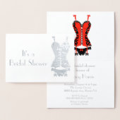 Es ist ein Brautparty Silber Folienkarte (Anzeige)