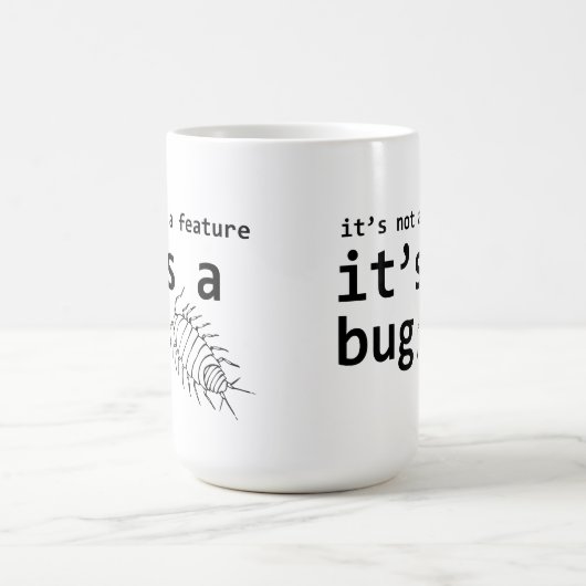 Es ist ein Bug Kaffeetasse (Mittel)