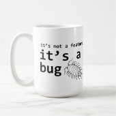 Es ist ein Bug Kaffeetasse (Links)