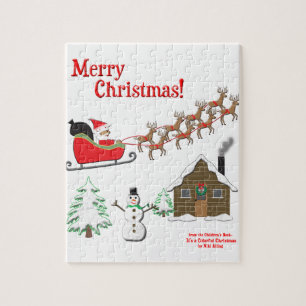 Es ist ein buntes Weihnachten! Puzzle