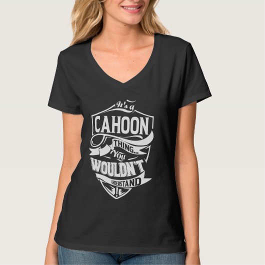 Es ist ein CAHOON-Geschenk T-Shirt (Vorderseite)