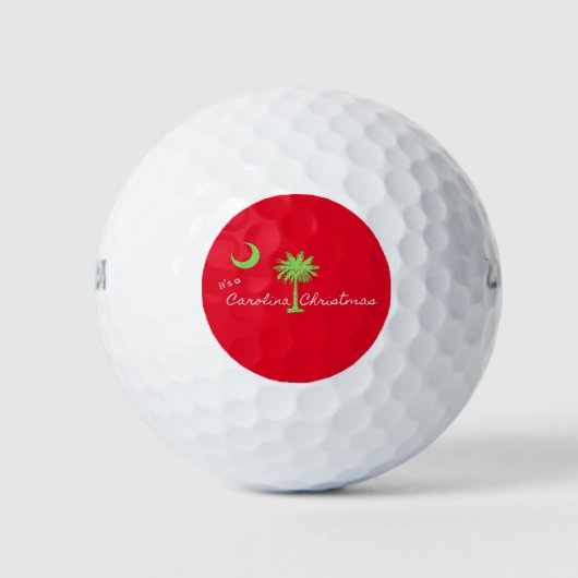 Es ist ein Carolina Weihnachten Südkarolina Urlaub Golfball (Vorderseite)
