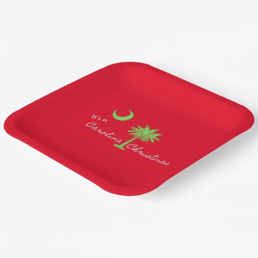 Es ist ein Carolina Weihnachten Südkarolina Urlaub Pappteller (Gewinkelt)