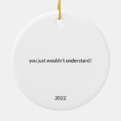 Es ist ein Catto Ding.... Keramik Ornament (Hinten)