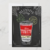 Es ist ein Cocktail Geburtstag Bash 21. Einladung (Rückseite)