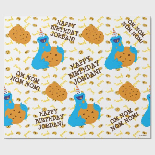 Es ist ein Cookie-Party-Muster Geschenkpapier (Flach)