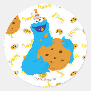 Es ist ein Cookie Party Muster Runder Aufkleber
