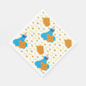 Es ist ein Cookie Party Muster Serviette (Ecke)