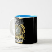 Es ist ein Cornell, das man nicht verstehen konnte Zweifarbige Tasse (Vorderseite Links)