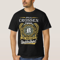 Es ist ein Crossen-Ding, das man nicht verstehen w