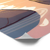 Es ist ein Dekor der Café-Zeit-Wand Poster (Ecke)