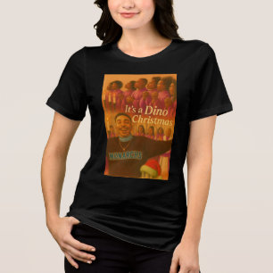 Es ist ein Dino Weihnachtschor T-Shirt Limited Ed. Tri-Blend Shirt