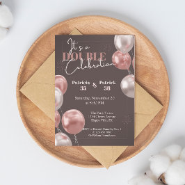 Es ist ein doppeltes Feiertagsgeschenk Einladung