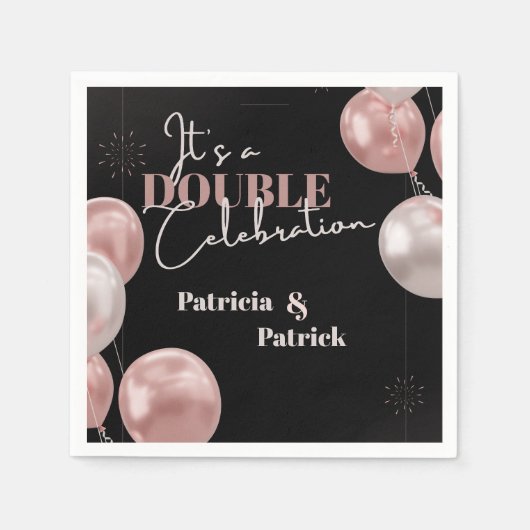 Es ist ein doppeltes Feiertagsgeschenk Serviette (Vorderseite)