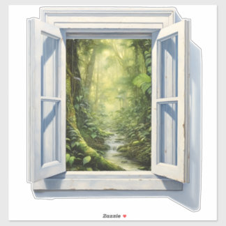 Es ist ein Dschungel da draußen! Aufkleber