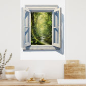 Es ist ein Dschungel da draußen! Poster (Küche)