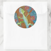 Es ist ein Dschungel da draußen Runder Aufkleber (Tasche)