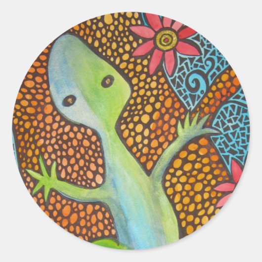 Es ist ein Dschungel da draußen Runder Aufkleber (Vorderseite)