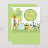 Es ist ein Dschungel dankt Ihnen Dankeskarte (Vorne/Hinten)