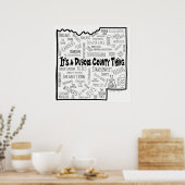 Es ist ein Dubois-Landkreis-Ding Poster (Küche)