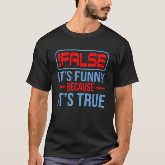 Es ist ein echter Computer. IT-Software-Programmie T-Shirt (Vorderseite)