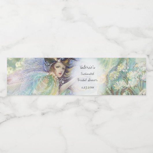 Es ist ein Fairy Happy Brautparty Wasserflaschenetikett (Einzelnes Label)