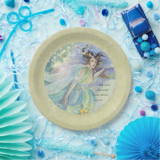 Es ist ein Fairy Happy Event Pappteller (Party)