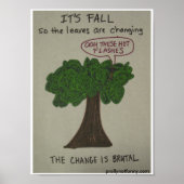 Es ist ein Fallposter Poster (Vorne)