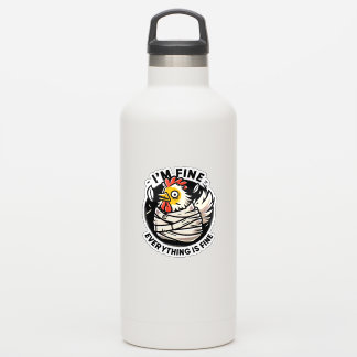 Es ist ein feines, lustiges Huhn Aufkleber