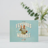Es ist ein Festivus-Wunder Postkarte (Stehend Vorderseite)