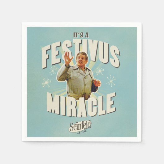 Es ist ein Festivus-Wunder Serviette (Vorderseite)