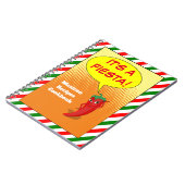 Es ist ein Fiesta-Leder Notizblock (Linke Seite)