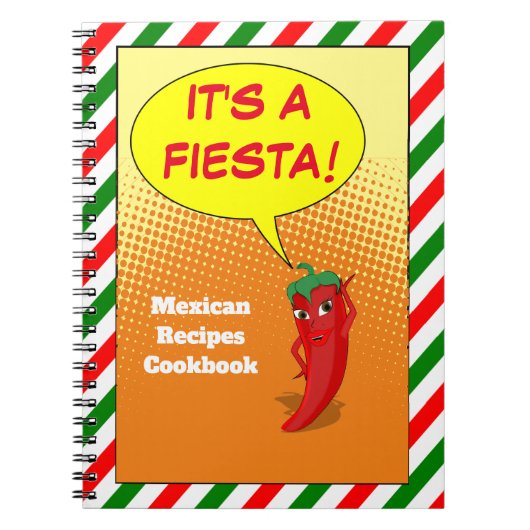 Es ist ein Fiesta-Leder Notizblock (Vorderseite)