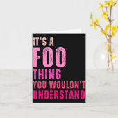 Es ist ein Foo-Ding, das du nicht Foo verstehen wü Karte (Gelbe Blume)