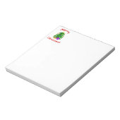 Es ist ein froher Weihnachtsbaum! Notizblock (Rotiert)