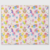 Es ist ein Geburtstagsparty-Papier Geschenkpapier (Flach)